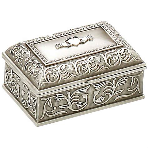 Pewter Jewelry Box 